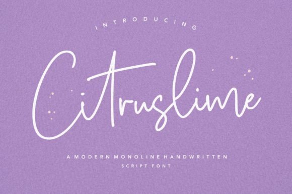 Citruslime Font - Featured Image