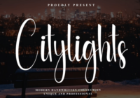 Citylights Font - Featured Image