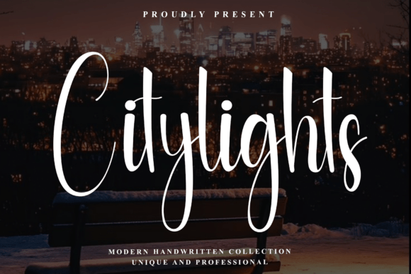 Citylights Font - Featured Image
