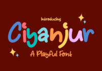 Ciyanjur Font - Featured Image