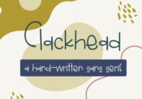 Clackhead Font - Featured Image