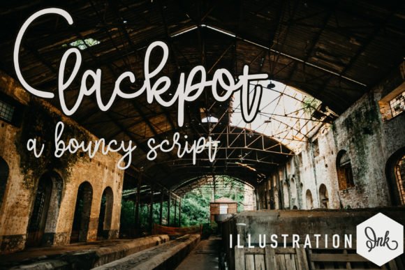Clackpot Font - Featured Image