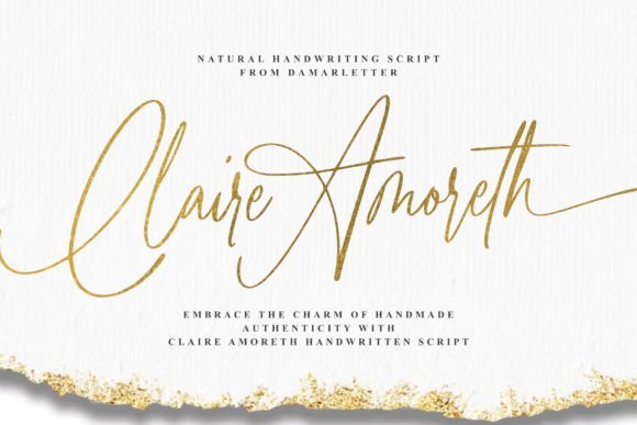 Claire Amoreth Font - Featured Image