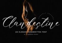 Clandestine Font - Featured Image