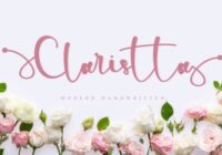 Claristta Font - Featured Image