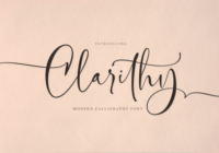 Clarithy Font - Featured Image