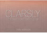 Clarsly Thin Font - Featured Image