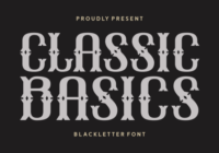 Classic Basics Font - Featured Image