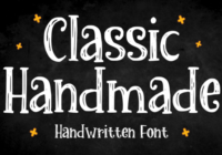 Classic Handmade Font - Featured Image