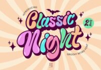 Classic Night Font - Featured Image