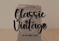 Classic Vintage Font - Featured Image