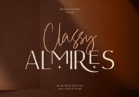 Classy Almires Font - Featured Image