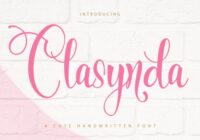 Clasynda Font - Featured Image