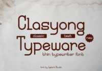 Clasyong Typeware Font - Featured Image