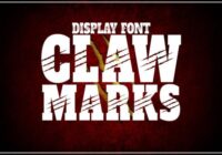 Claw Marks Font - Featured Image