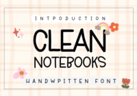 Clean Notebooks Font - Featured Image