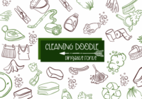 Cleaning Doodle Font - Featured Image
