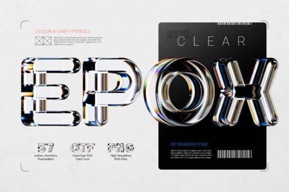 Clear Epox Font - Featured Image