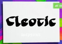 Cleotic Font - Featured Image