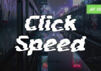 Click Speed Font - Featured Image