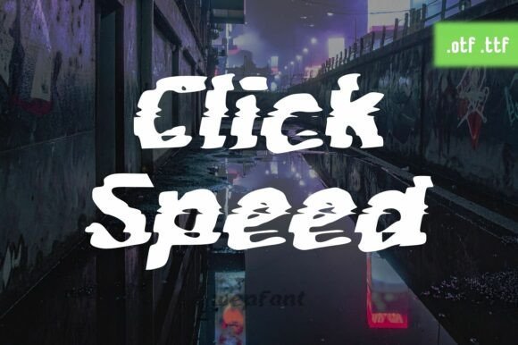 Click Speed Font - Featured Image