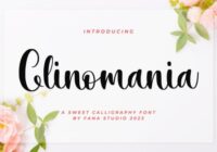Clinomania Font - Featured Image