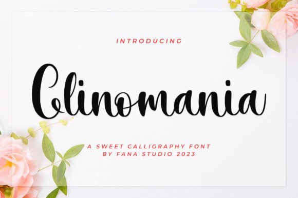 Clinomania Font - Featured Image