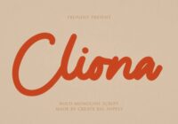 Cliona Script Font - Featured Image