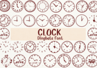 Clock Font - Featured Image
