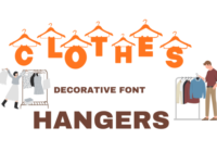 Clothes Hangers Font - Featured Image