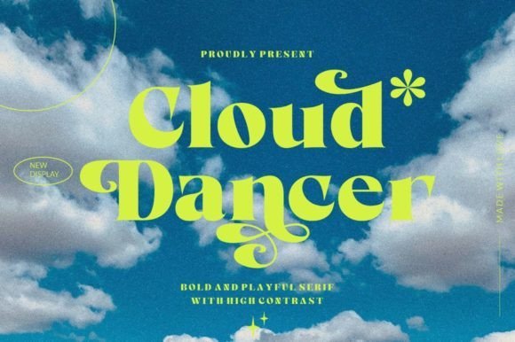 Cloud Dancer Font - Featured Image