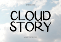 Cloud Story Font - Featured Image