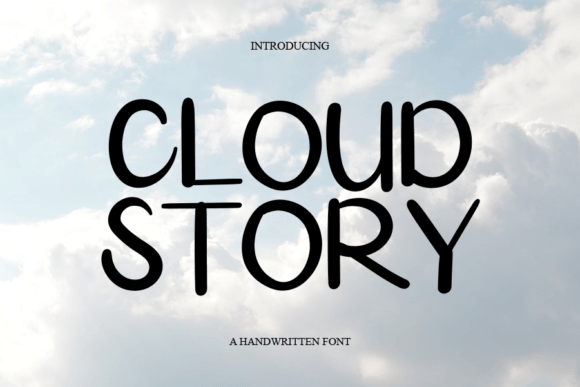 Cloud Story Font - Featured Image