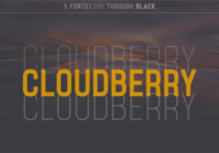 Cloudberry Font - Featured Image