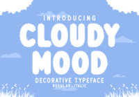 Cloudy Mood Font - Featured Image