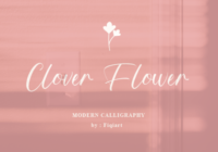 Clover Flower Font - Featured Image