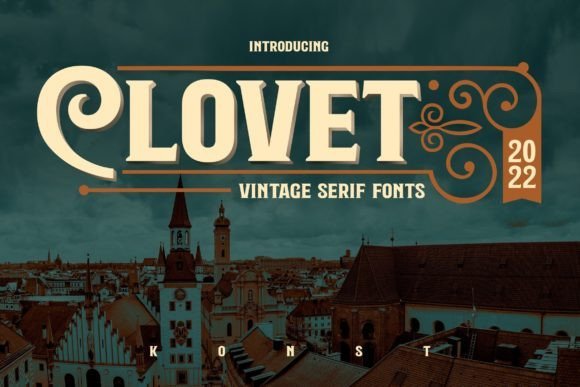 Clovet Font - Featured Image