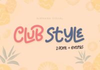 Club Style Font - Featured Image