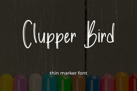 Clupper Bird Font - Featured Image