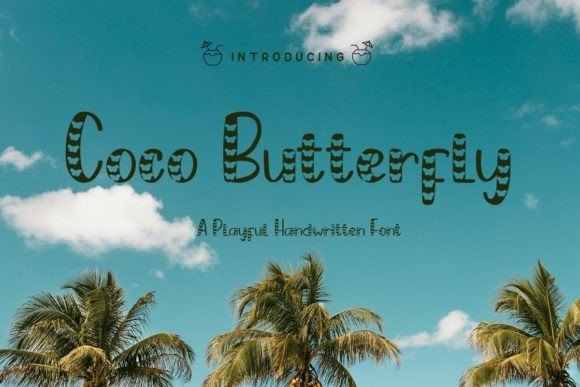 Coco Butterfly Font - Featured Image