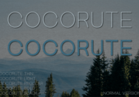 Cocorute Font - Featured Image
