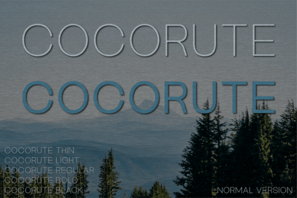 Cocorute Font - Featured Image