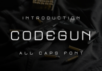 Codegun Font - Featured Image