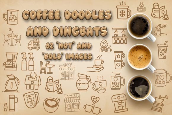 Coffee Doodles Font - Featured Image