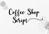 Coffee Shop Script Font - Featured Image