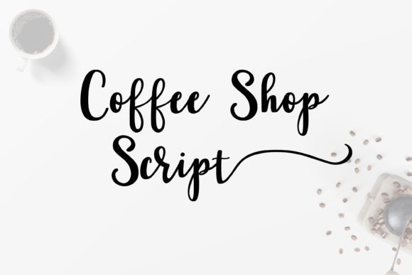 Coffee Shop Script Font - Featured Image