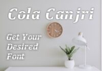 Cola Canjri Font - Featured Image