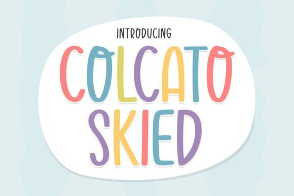 Colcato Skied Font - Featured Image