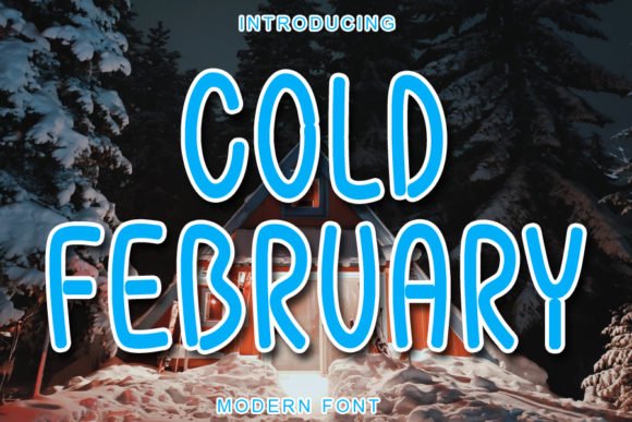 Cold February Font - Featured Image