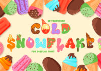 Cold Snowflake Font - Featured Image